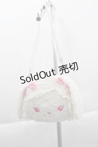 BABY,THE STARS SHINE BRIGHT /  うさくみゃちゃんのおかおBag  白 I-25-04-04-101-BA-BG-HD-ZI
