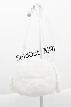 画像2: BABY,THE STARS SHINE BRIGHT /  うさくみゃちゃんのおかおBag  白 I-25-04-04-101-BA-BG-HD-ZI