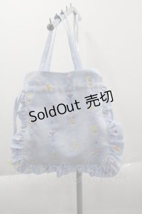 Angelic Pretty / Dreamy Night Cakes巾着  サックス I-25-04-04-106-AP-BG-HD-ZI