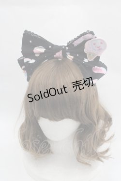 画像1: Angelic Pretty / KCMilky Planetカチューシャ  黒 I-25-04-04-109-AP-AC-HD-ZI