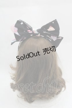 画像2: Angelic Pretty / KCMilky Planetカチューシャ  黒 I-25-04-04-109-AP-AC-HD-ZI