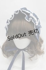 axes femme kawaii / タータンチェックヘッドドレス  ブルー I-25-04-04-110-AX-AC-HD-ZI