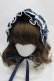 画像1: axes femme kawaii / タータンチェックヘッドドレス  ブルー I-25-04-04-110-AX-AC-HD-ZI (1)