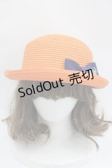 Emily Temple cute / HATナサリーサマーボーラーストローハット  オレンジ I-25-04-04-118-ET-AC-HD-ZI