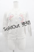 Jane Marple Dans Le Salon / Strawberry embroidery cardigan  アイボリー I-25-04-04-018-JM-TO-HD-ZI