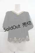 axes femme POETIQUE / Disneyアラジンブラウス M ブラック I-25-04-04-003-AX-BL-HD-ZI