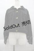 axes femme POETIQUE / バックプリーツブルゾン  黒 I-25-04-04-039-AX-JA-HD-ZI