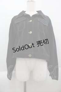 axes femme POETIQUE / バックプリーツブルゾン  黒 I-25-04-04-039-AX-JA-HD-ZI