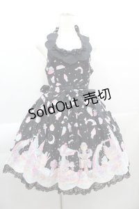 Angelic Pretty / MilkyPlanetジャンパースカート  黒 I-25-04-04-041-AP-OP-HD-ZI