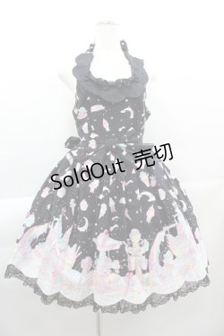 画像1: Angelic Pretty / MilkyPlanetジャンパースカート  黒 I-25-04-04-041-AP-OP-HD-ZI