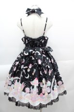 画像2: Angelic Pretty / MilkyPlanetジャンパースカート  黒 I-25-04-04-041-AP-OP-HD-ZI (2)