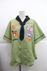 画像1: axes femme Kawaii / ズートピア/シャツブラウス M グリーン I-25-04-04-005-AX-BL-HD-ZH (1)