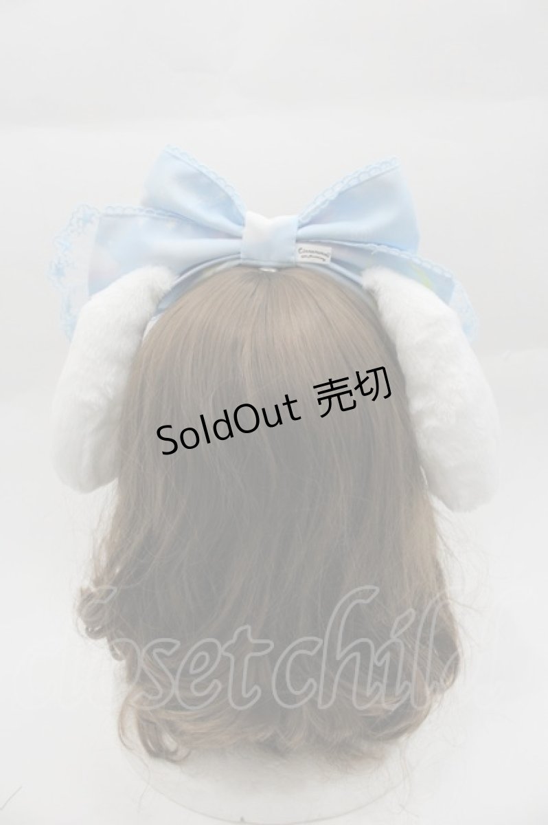 画像4: Angelic Pretty / Dreamy シナモロールジャンパースカートSet  サックス I-25-04-04-042-AP-OP-HD-ZI (4)