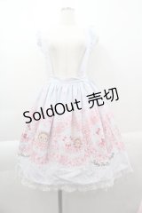 BABY,THE STARS SHINE BRIGHT / SA KU RAくみゃちゃん柄スカート  サックス I-25-04-07-050-BA-SK-HD-ZI