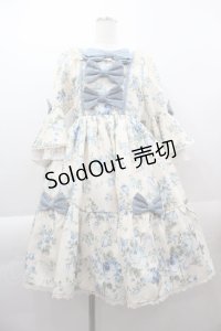 axes femme kawaii / アンティークローズ柄ワンピース  アイボリー I-25-04-07-063-AX-OP-HD-ZI
