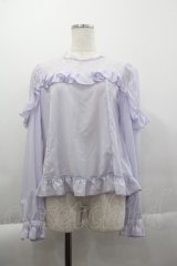 Angelic Pretty / Lacy Frillブラウス  ラベンダー I-25-04-07-007-AP-BL-HD-ZI