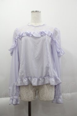 画像1: Angelic Pretty / Lacy Frillブラウス  ラベンダー I-25-04-07-007-AP-BL-HD-ZI