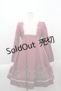 Amavel / Antique Chapel の聖歌隊ワンピース  ボルドーＸ白 I-25-04-07-073-CA-OP-HD-ZI