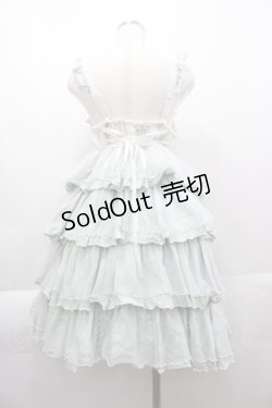 画像2: FRILL / ドット&カメオ刺繍ジャンパースカート  ミントＸアイボリー I-25-04-07-081-HN-OP-HD-ZI