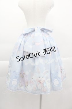 画像2: axes femme kawaii / ランドリー柄スカート  サックス I-25-04-07-088-AX-SK-HD-ZI