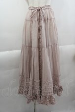 画像1: PINK HOUSE / リボンいっぱいフリルスカート  ピンク I-25-04-07-097-LO-SK-HD-ZI (1)