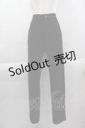 HYSTERIC GLAMOUR / カットソーパンツ M ブラック I-25-04-07-100-PU-PA-HD-ZI