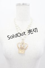 BABY,THE STARS SHINE BRIGHT / クラウンパールネックレス  ゴールドＸ白 I-25-04-07-108-BA-AC-HD-ZI