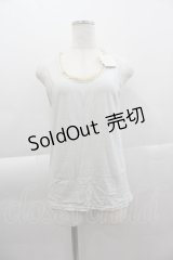 Franche Lippee / ボーダータンクトップ M ブルー×ピンク I-25-04-07-022-LO-TO-HD-ZI