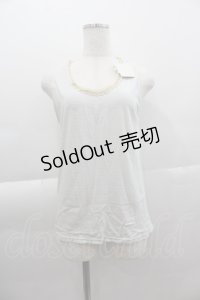 Franche Lippee / ボーダータンクトップ M ブルー×ピンク I-25-04-07-022-LO-TO-HD-ZI