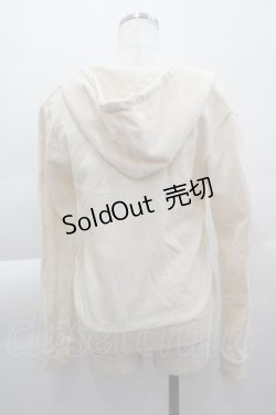 画像2: MILK / M刺繍ハートワッペンフードカーディガン  アイボリー I-25-04-07-024-ML-TO-HD-ZI