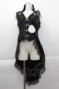 ALICE and the PIRATES / Under the Rose〜闇の使者と薔薇の刻印〜ベスト  黒 I-25-04-07-028-PA-TO-HD-ZI