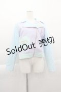 Nile Perch / ユニコーンワッペンドットカラーライダース  サックスＸラベンダー I-25-04-07-032-LO-JA-HD-ZI