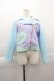 画像1: Nile Perch / ユニコーンワッペンドットカラーライダース  サックスＸラベンダー I-25-04-07-032-LO-JA-HD-ZI (1)