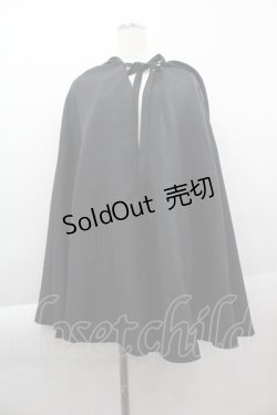 画像1: ATELIER BOZ / フードミニマント  黒 I-25-04-07-036-EL-JA-HD-ZI