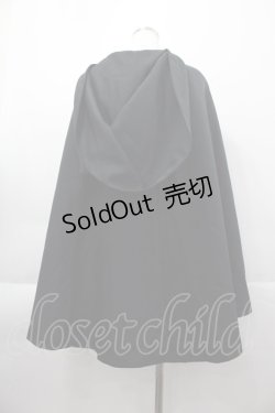 画像2: ATELIER BOZ / フードミニマント  黒 I-25-04-07-036-EL-JA-HD-ZI