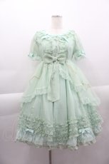 画像1: Angelic Pretty / Sweet Jelly Girlワンピース  グリーン I-25-04-07-043-AP-OP-HD-OS (1)