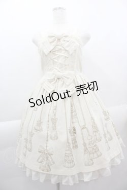 画像1: Angelic Pretty / Victorian Tasselジャンパースカート  アイボリー I-25-04-07-046-AP-OP-HD-ZI