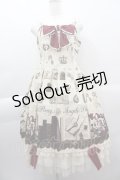 Angelic Pretty / Victorian Letterロングジャンパースカート  アイボリー I-25-04-07-048-AP-OP-HD-ZI