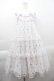 画像1: Angelic Pretty / Candy Petit Heartジャンパースカート  白 I-25-04-07-049-AP-OP-HD-ZI (1)