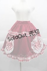 BABY,THE STARS SHINE BRIGHT / Alice meets the White Rabbitスカート  エンジ I-25-04-10-073-BA-SK-HD-ZI