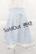 axes femme POETIQUE / 不思議の国のアリススカート  サックス I-25-04-10-078-AX-SK-HD-ZI