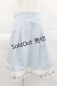 axes femme POETIQUE / 不思議の国のアリススカート  サックス I-25-04-10-078-AX-SK-HD-ZI