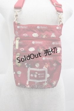 画像2: PINK HOUSE / 3 ZIP CROSSBODYピンクハウスフェイバリッツB  赤 I-25-04-10-096-LO-BG-HD-ZI