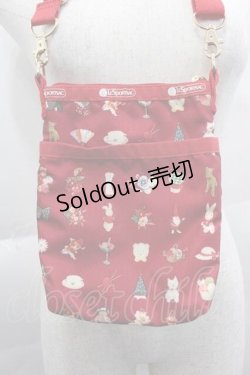 画像3: PINK HOUSE / 3 ZIP CROSSBODYピンクハウスフェイバリッツB  赤 I-25-04-10-096-LO-BG-HD-ZI