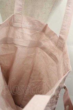 画像3: PINK HOUSE / PINK HOUSE×HELLO KITTY ネームワッペン使い巾着バッグ  ピンク I-25-04-10-097-LO-BG-HD-ZI