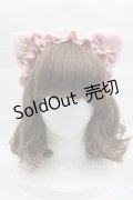 LOLITAその他(お買取対象外) / ねこみみフリルカチューシャ  ピンク I-25-04-10-100-LO-AC-HD-ZI