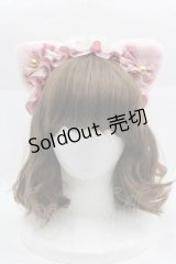 LOLITAその他(お買取対象外) / ねこみみフリルカチューシャ  ピンク I-25-04-10-100-LO-AC-HD-ZI