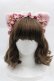 画像1: LOLITAその他(お買取対象外) / ねこみみフリルカチューシャ  ピンク I-25-04-10-100-LO-AC-HD-ZI (1)