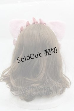 画像2: LOLITAその他(お買取対象外) / ねこみみフリルカチューシャ  ピンク I-25-04-10-100-LO-AC-HD-ZI