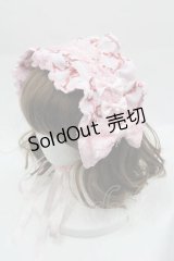 metamorphose / Dressy Ribbon フリルヘッドドレス  ピンク I-25-04-10-104-ME-AC-HD-ZI